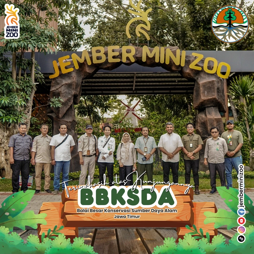 Kunjungan BKSDA ke Jember Mini Zoo